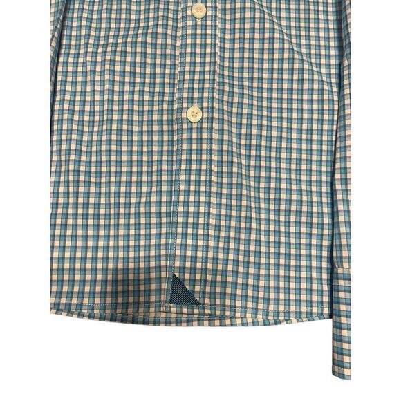 UNTUCKit Shirt Mens XXL Blue Check Button Up Long Sleeve Performance Stretch - Picture 7 of 7